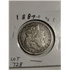 Image 1 : 1887-O Morgan silver dollar