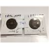 Image 1 : 1872 & 1876 NFLD one cent coins