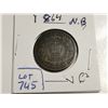 Image 2 : 1864 N.B. one cent coin