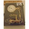 Image 5 : 760 COUNTRY GENTLEMAN BU WESTCLOX POCKET WATCH GOLD TONE RUNS WELL