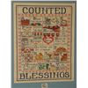 Image 2 : 761 CROSS STITCH NEEDLEWORK SAMPLER FRAMED