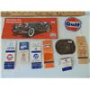 Image 1 : 799 GULF GAS STATION ADVERTISING COLLECTIBLES
