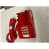 Image 3 : Push button telephone - red