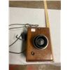 Image 1 : Wood box wall phone -c/w ear& mouth piece ( complete)