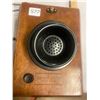 Image 3 : Wood box wall phone -c/w ear& mouth piece ( complete)