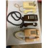 Image 2 : 3 wall hanging push button telephones - Beige, Brown & Ivory