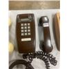 Image 4 : 3 wall hanging push button telephones - Beige, Brown & Ivory