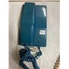 Image 1 : Rotary wall mount or table telephone Northern Electric, blue