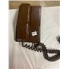 Image 1 : Rotary wall mount or table telephone Northern Electric, brown