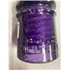 Image 2 : Purple telephone insulator BTC Montreal, has small chip