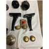 Image 2 : Lot of phone bells, mouth pieces etc for long box telephones