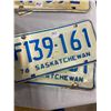 Image 4 : 3 pair Saskatchewan license plates - 1972, 1975, 1976