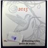 Image 4 : Canadian $3 Silver Coin 2013 Hummingbird with Morning Glory