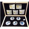 Image 1 : Canadian 2014 Great Lakes Series 5 Coins in Maple Box