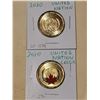 Image 1 : 2020 UNC $1 coins, United Nations, Color & plain