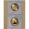 Image 2 : 2020 UNC $1 coins, United Nations, Color & plain
