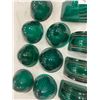 Image 2 : 11 glass vintage auto lite markers - Green