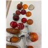 Image 4 : Lot of plastic auto marker lights - red & amber