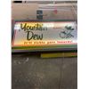 Image 1 : Mountain Dew light up sign 36X20" custom lens, refurbished to Mountain Dew