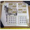 Image 1 : Canadian Uncut Sheet of Stamps 2012 Art Canada Joe Fafard