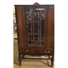 Image 1 : Vintage Walnut China Cabinet