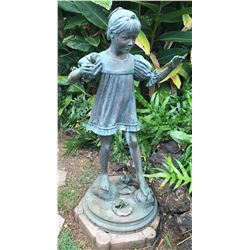 Adolf Sehring Life-Size Bronze Statue "Study of an Indian Girl" Ltd. Ed. 10 of 12