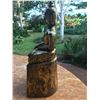 Image 2 : Indoor Buddha Statue, Rustic Antique Look 7.5'' x 5''x 19.5''