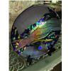 Image 1 : Vintage Fused & Slumped Fine Art Glass Plate, 10 1/2'' Dia.
