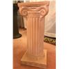 Image 1 : Greek Roman Fluted Column Pedestal 11" x 11" x 24" Tall