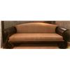 Image 1 : High-End Custom Sofa with "Scroll Design" Solid Exotic Wood Frame 96''L x 36.5''D x 29''