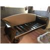 Image 2 : High-End Custom Sofa with "Scroll Design" Solid Exotic Wood Frame 96''L x 36.5''D x 29''