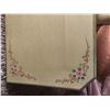 Image 2 : Writing Desk w/ Hand-Painted Flowers & Gold Accents 40'' x 15'' x 30'' (Chair 19'' x 18'' x 12'')