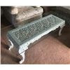 Image 1 : White Coffee Table 1/2" Thick Plate Glass Table Top, Made by Master Artisan in Georgia