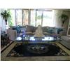 Image 1 : Designer Coffee Table of Heavy Plate Glass 60" x 30'' x ''18 H (Glass 1/2" Thick)