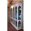 Image 2 : Handmade Solid Mahogany China Cabinet 60" x 16.5" x 81"H
