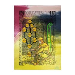 Steve Kaufman (1960-2010), "The Kabbalah" Hand Signed and Numbered Limited Edition Hand Pulled silks