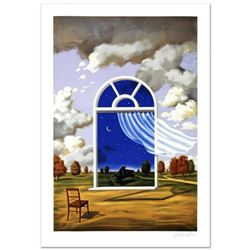 Rafal Olbinski- Hand Pulled Original Lithograph "Nocturne in E Flat Major"
