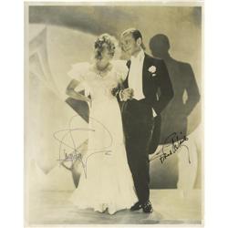 Signed Photo of Fred Astaire and Ginger Rogers.