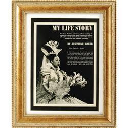 Josephine Baker Autograph.