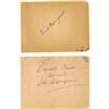 Image 1 : John and Lionel Barrymore Autographs.