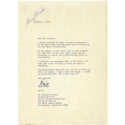 Bing Crosby Signed Letter.