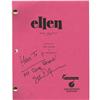 Image 1 : Ellen DeGeneres Signed Script.