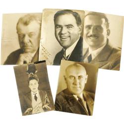 Early Hollywood Legends Signed Photo Selection.