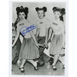 Annette Funicello Signed Mickey Mouse Club Photo.