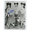 Image 1 : Annette Funicello Signed Mickey Mouse Club Photo.