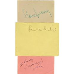 Veronica Lake, Lenore Aubert, and Ilona Massey Autograp