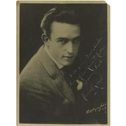 Harold Lloyd Autographed Photo.