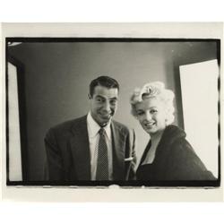 Marilyn Monroe and Joe DiMaggio Vintage Photo.