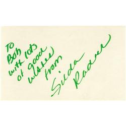 Gilda Radner Autograph.