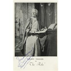Ernest Thesiger Signed Picture from The Robe.
